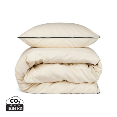 Logo trade promotional item photo of: VINGA Marston OCS organic cotton bed linen, 4 pcs set