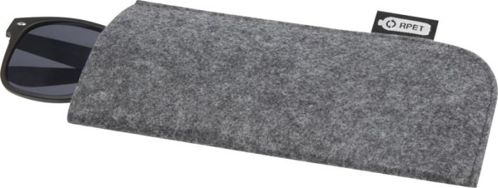 Logo trade promotional giveaway photo of: Felta GRS recycled pouch for glasses