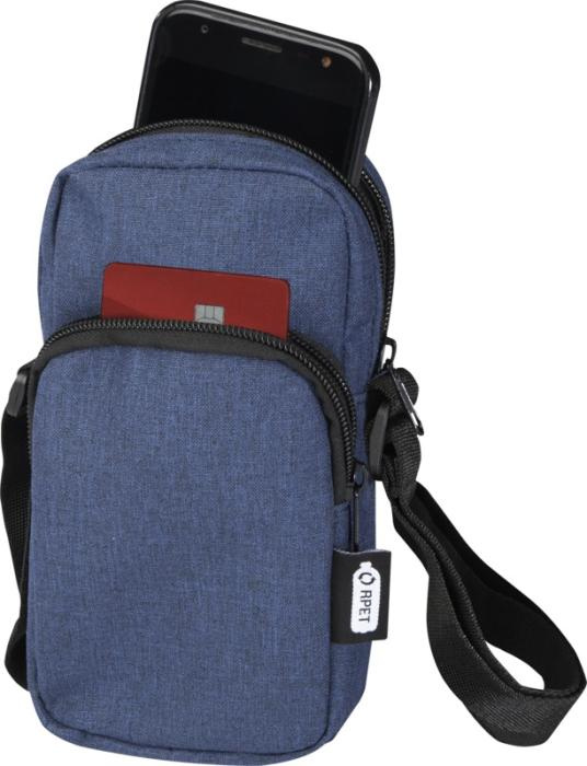 Logotrade promotional product picture of: Ross GRS recycled phone pouch