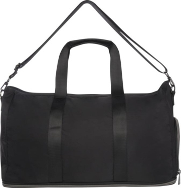 Logo trade corporate gift photo of: Rhine GRS recycled expandable duffel bag 35L