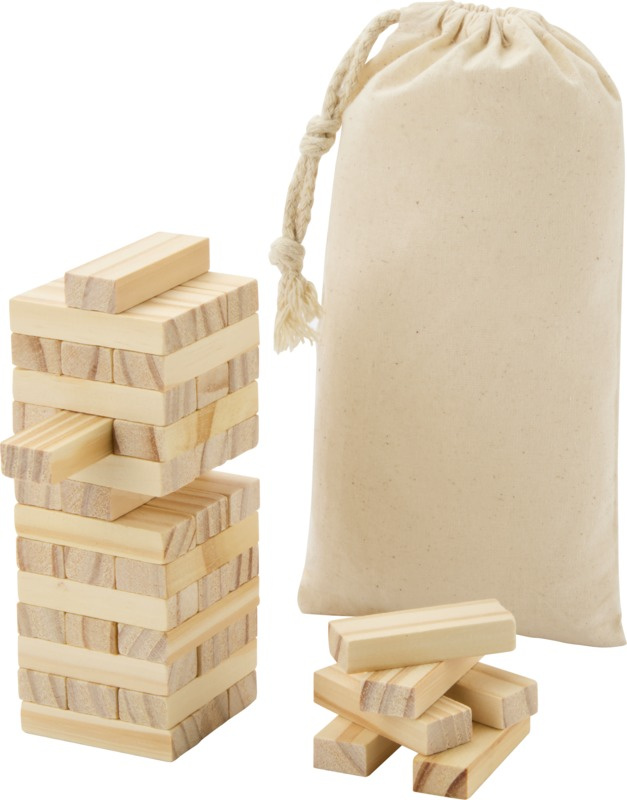 Logotrade promotional gift image of: Jumble wooden toppling tower game