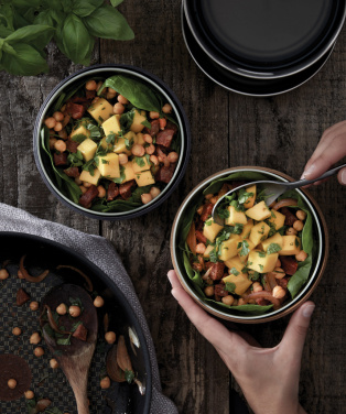 Logo trade promotional items image of: Black+Blum Glass Lunch Bowl 750ml