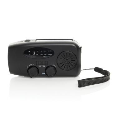 Logotrade promotional gifts photo of: RescueWave RCS recycled plastic emergency radio