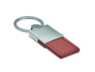 Logotrade business gift image of: PU and metal key ring Helsinki