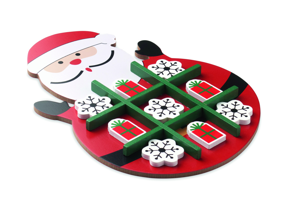 Logotrade promotional merchandise photo of: Christmas wooden tic tac toe