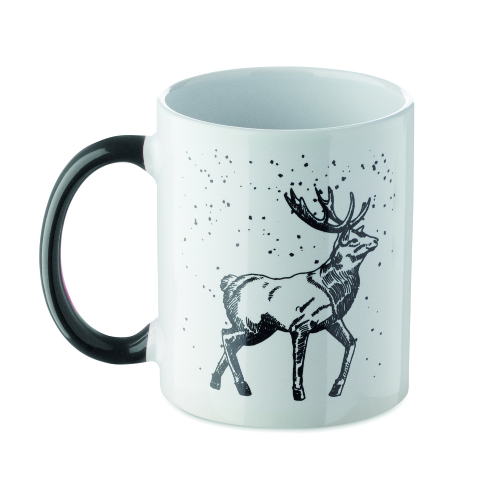 Logo trade promotional merchandise photo of: Seasonal ceramic mug 300ml