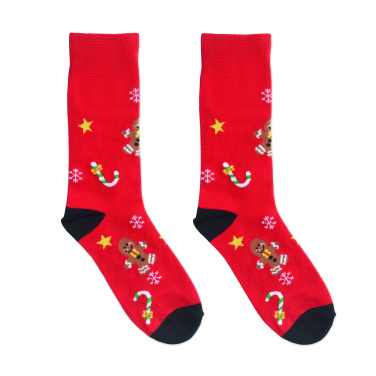 Logotrade promotional merchandise photo of: Pair of Christmas socks M