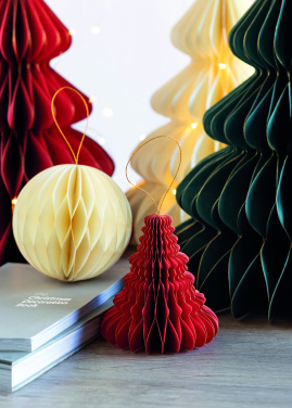 Logo trade promotional merchandise picture of: Christmas paper tree hanger