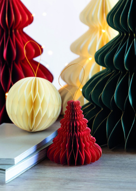 Logotrade promotional products photo of: Christmas paper tree hanger