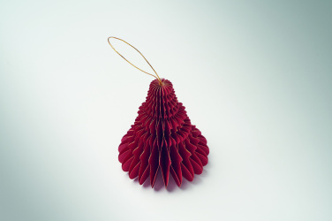 Logo trade business gift photo of: Christmas paper tree hanger
