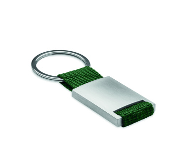 Logo trade promotional items image of: Metal rectangular key ring Espoo