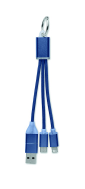 Logo trade promotional merchandise image of: 4 in 1 charging cable type C