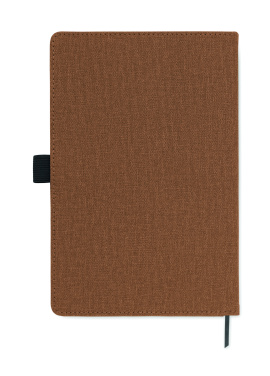 Logo trade promotional merchandise picture of: A5 notebook PU front pocket