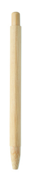 Logo trade promotional item photo of: Bamboo automatic ball pen
