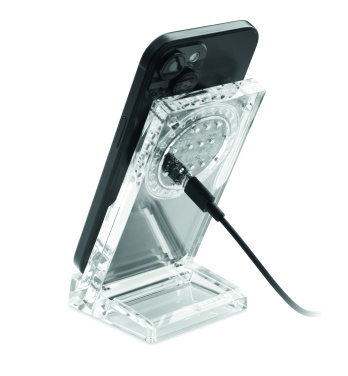Logo trade promotional items picture of: Acrylic wireless charger 15W