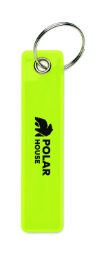 Logotrade promotional merchandise image of: Reflective key ring in PVC