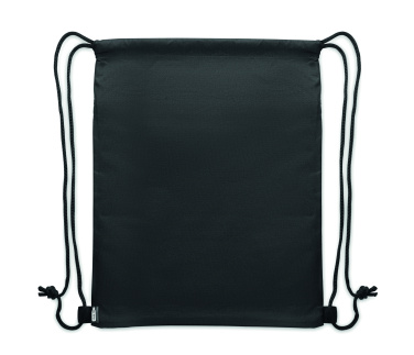 Logotrade business gift image of: Drawstring bag in 600D RPET