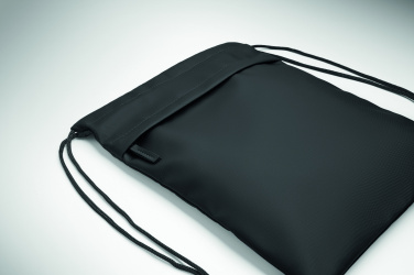 Logotrade promotional giveaway picture of: Drawstring bag in 600D RPET