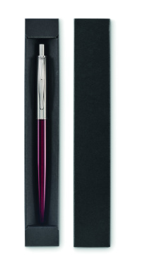 Logotrade advertising products photo of: Push button pen in box