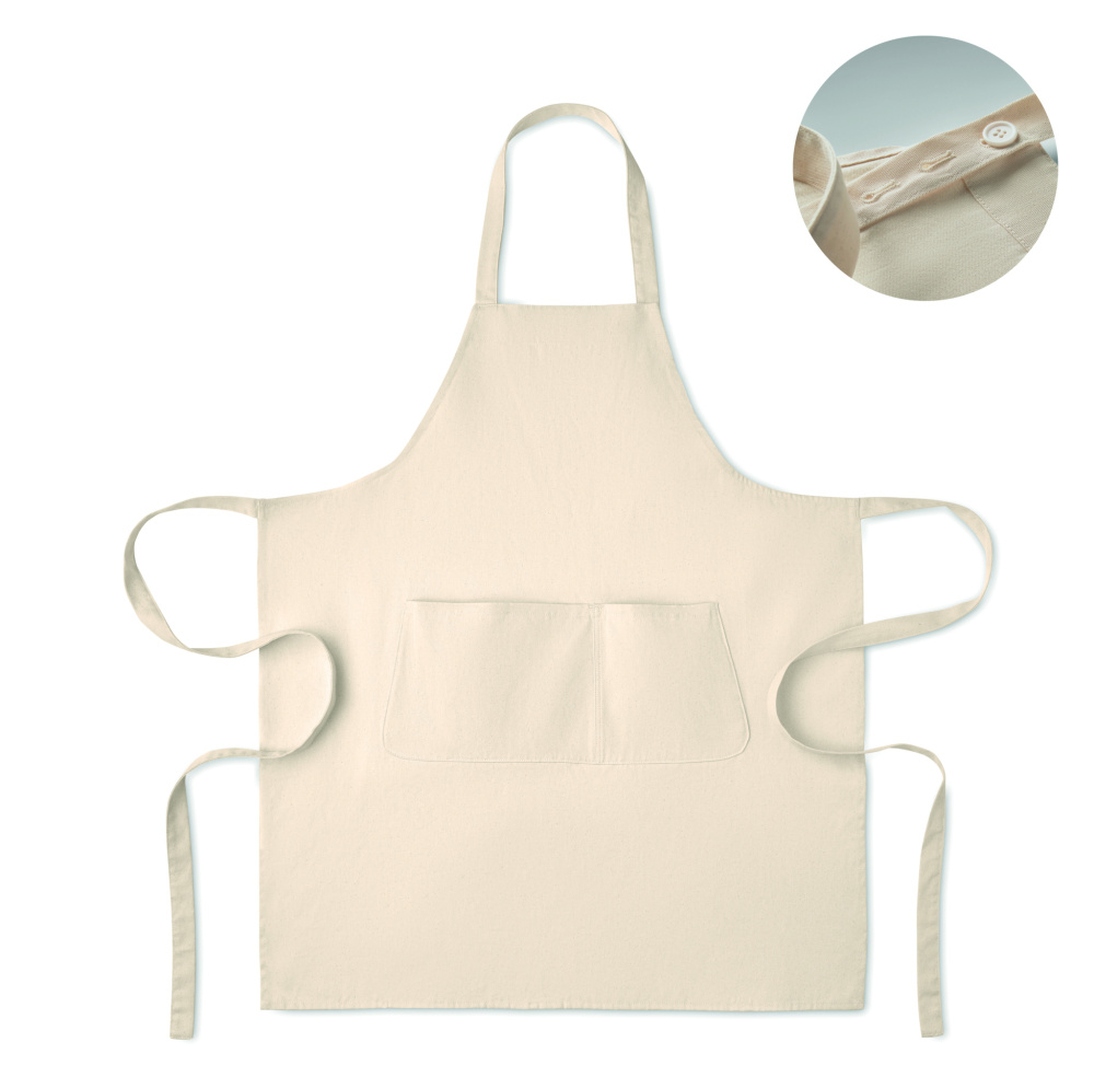 Logo trade corporate gifts picture of: Organic cotton apron 240 gr/m²