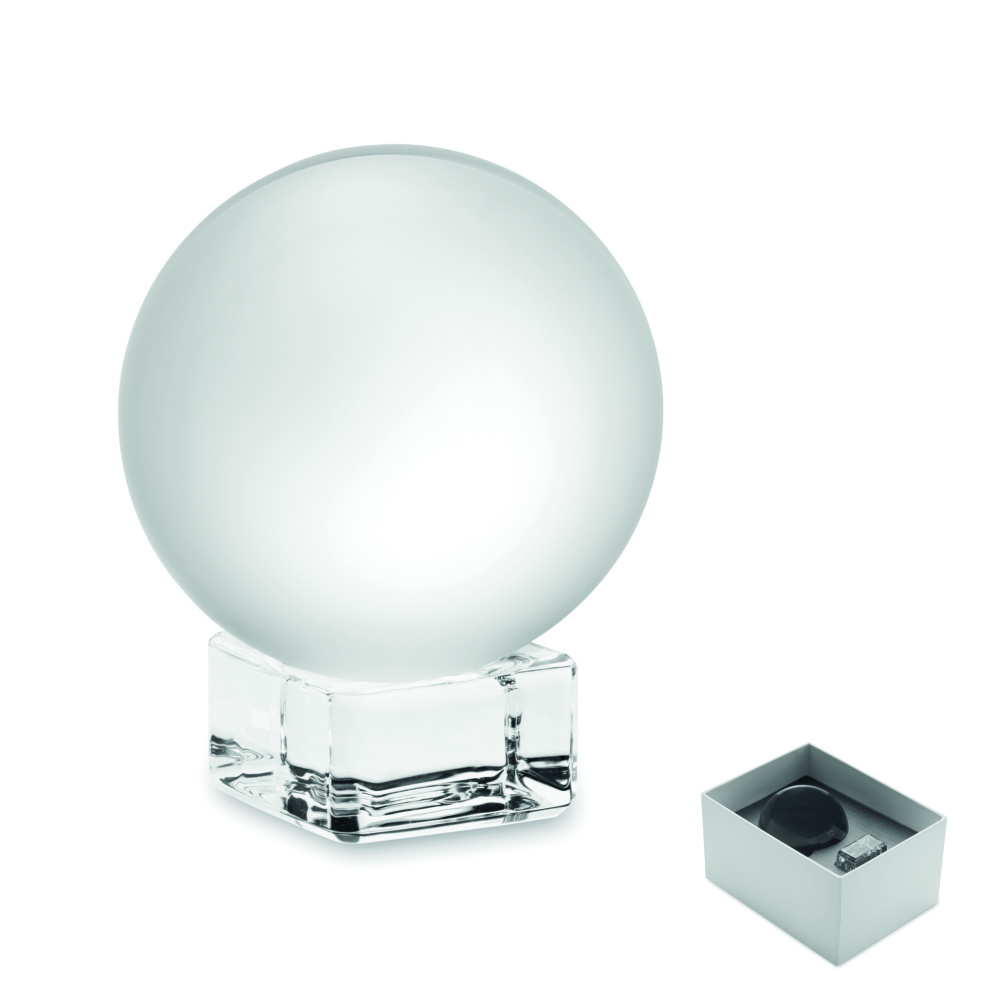 Logotrade business gift image of: Glass round award