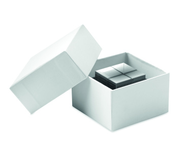 Logo trade promotional items image of: Glass cube award