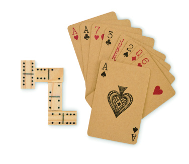 Logotrade promotional gift picture of: Domino and cards set