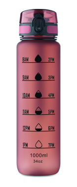 Logo trade advertising products picture of: Sports water bottle RPET 1L