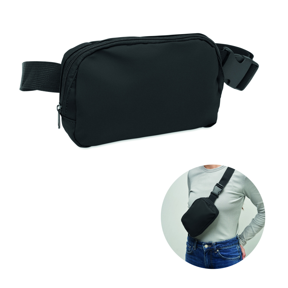 Logo trade promotional products image of: Waist bag in 210D polyester