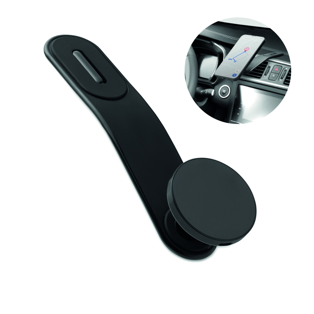 Logo trade corporate gifts image of: 15W magnetic car charger