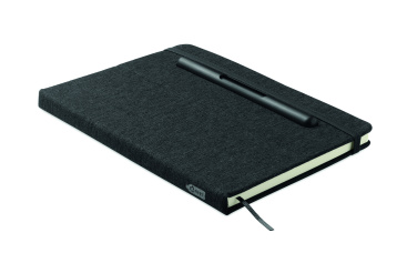 Logo trade promotional products picture of: A5 notebook with phone holder