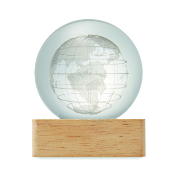 Logo trade promotional gifts picture of: LED globe glass ball