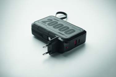 Logo trade promotional merchandise picture of: Power bank 20000 mAh in ABS
