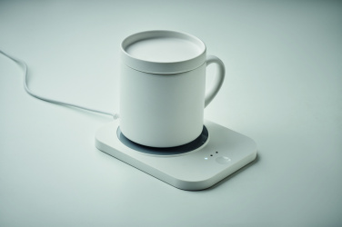 Logotrade promotional product image of: Wireless charger mug warmer set