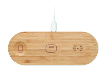 Logotrade promotional product image of: 3 in 1 15W wireless charger