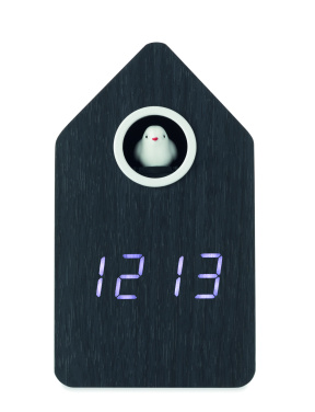 Logo trade promotional product photo of: MDF cuckoo alarm clock