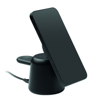 Logotrade promotional product picture of: 3 in 1 wireless charger 15W