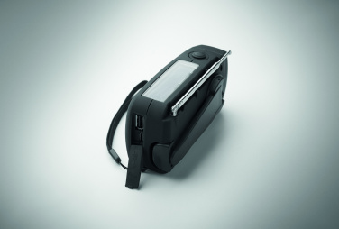 Logo trade business gifts image of: Portable radio with LED torch