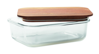 Logo trade promotional merchandise photo of: Glass lunch box 800ml