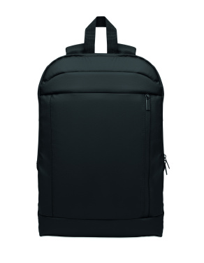 Logo trade promotional giveaway photo of: Expandable 600D RPET backpack