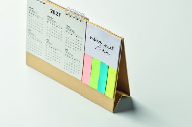 Logotrade promotional merchandise photo of: Desk calendar with memo pad