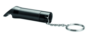 Logotrade promotional gift picture of: Metal torch key ring Ylivieska