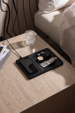 Logo trade corporate gifts image of: VINGA Timo RCS desk charger and accessory tray