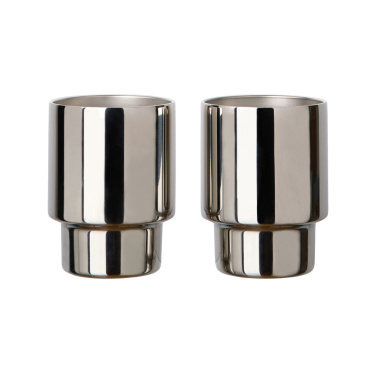 Logotrade promotional merchandise image of: VINGA Nagano RCS  recycled SS mugs, set of 2