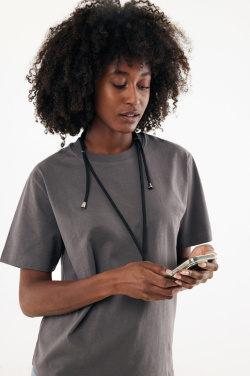 Logo trade corporate gift photo of: CarryLoop RCS recycled PET adjustable phone holder lanyard