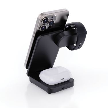 Logo trade promotional giveaways picture of: Urban Vitamin Arcadia RCS rplastic 15W 3in1 magnetic charger