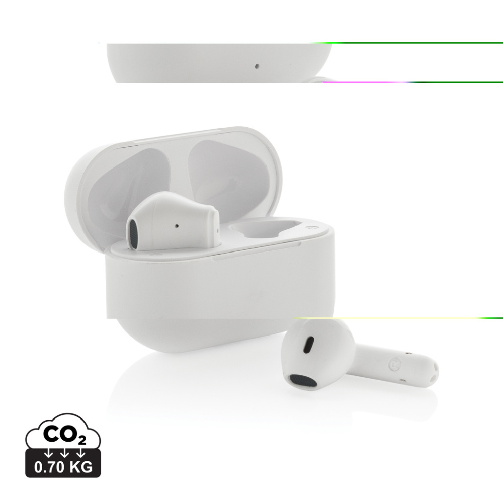 Logotrade promotional gift image of: Tunevo RCS recycled plastic wireless earbuds