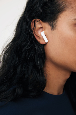 Logo trade promotional items image of: Tunevo RCS recycled plastic wireless earbuds