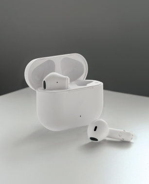 Logotrade promotional products photo of: Tunevo RCS recycled plastic wireless earbuds