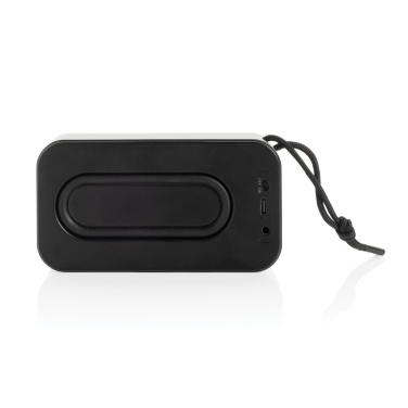 Logo trade corporate gifts picture of: Swiss Peak RCS recycled aluminium 10W bass speaker